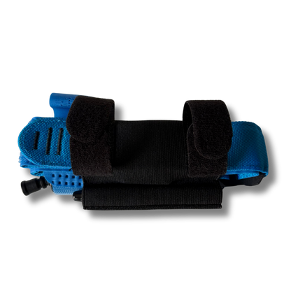 Back view of the blue LifeSaver Tourniquet Set holder